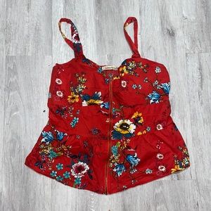 Floral crop top
